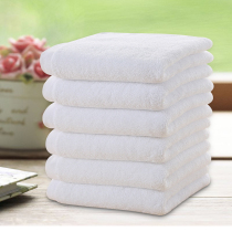 Factory direct towel pure cotton thickened hotel hotel beauty salon white face towel bath foot massage special customization
