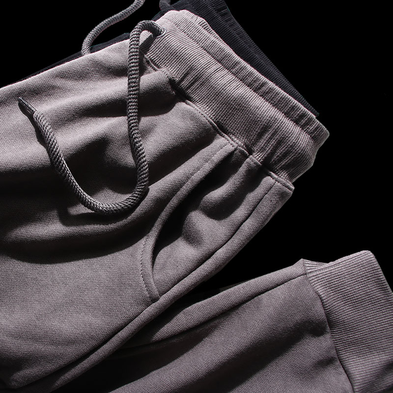 Self-Production Order Date Single Foreign Trade Men's Clothing Outlet Tailstock Hair Circles Pure Cotton Loose Movement Small Feet 90% Wei Pants Fit