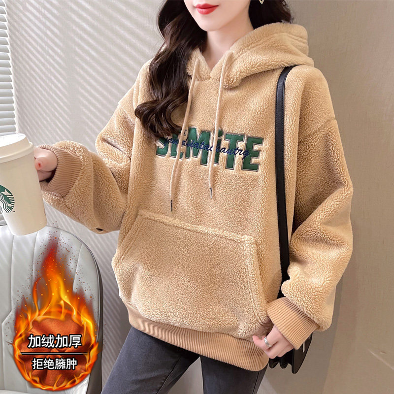 Spring clothing 2022 Garn thickened thick cotton T Women new Lions wool integral suede ultra-thick grain suede jacket winter