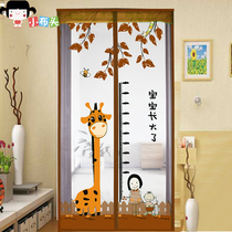 Anti-mosquito curtain bedroom kitchen fabric Velcro summer mute encrypted magnetic soft gauze door insect window sand partition curtain