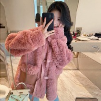 Anti-season special Lamb hair coat women winter Korean version 2021 warm fur coat fur coat leather wool one plush top