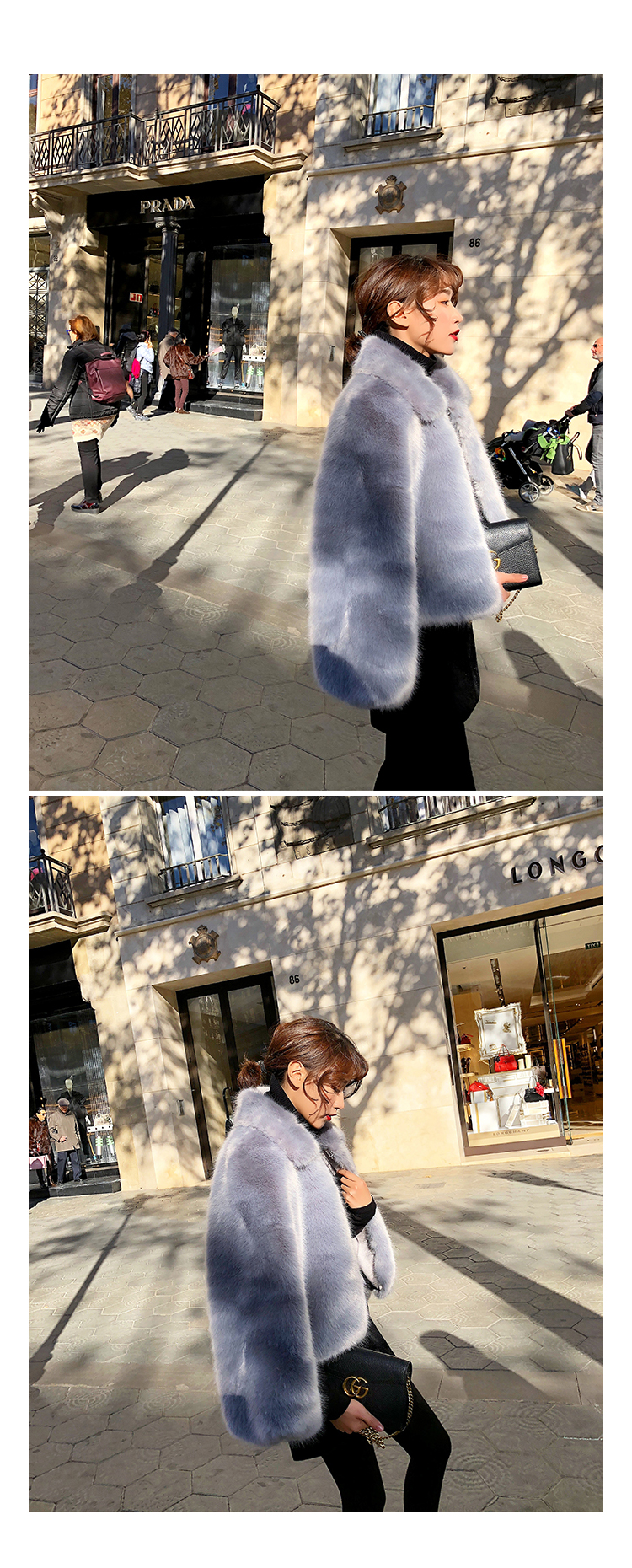 Mùa đông 2017 new fox fur ngắn ve áo lông thường dày lông thời trang Hàn Quốc đa năng áo khoác áo lông nữ chính hãng