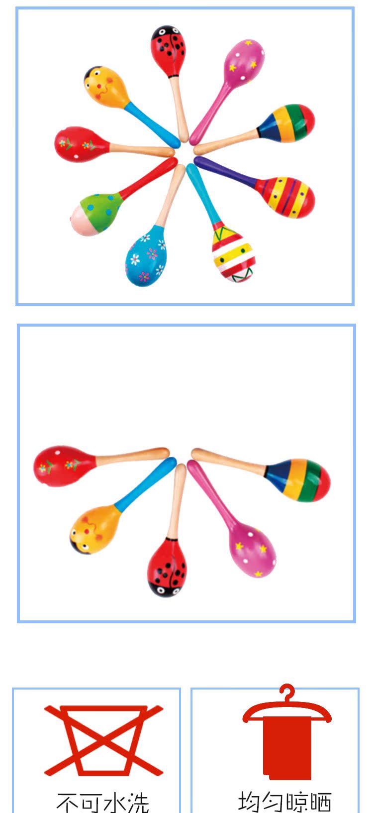 Một chiếc búa xanh kéo búa gõ nhạc cụ búa cát bé rách gỗ búa đồ chơi trẻ sơ sinh Orff cụ - Đồ chơi nhạc cụ cho trẻ em đàn piano đồ chơi cho trẻ em
