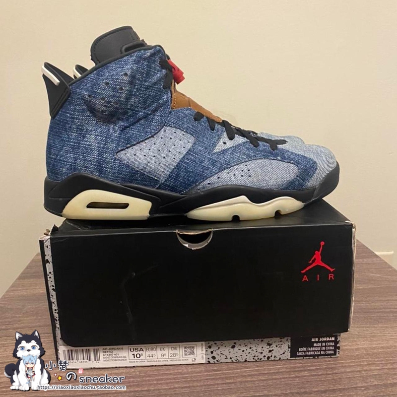 Air Jordan 6 Aj6 Retro Basketball Shoes Denim Washed Denim Ct5350-401 Air Jordan 6 Aj6 Retro Basketball Shoes Denim Washed Denim Ct5350-401