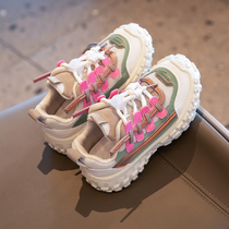 Outlets counter clearance pick up missing boys and girls sports shoes spring and autumn new soft bottom non-slip childrens running shoes