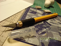 Original imported Japanese OLFA AK-4 model pen knife rubber stamp rhubarb with 3 kinds of blades