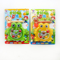 Childrens fun frogs hit the ground rat Toddler Toddler Puzzle Force Boy girls 2-3-year-old knock on electric desktop