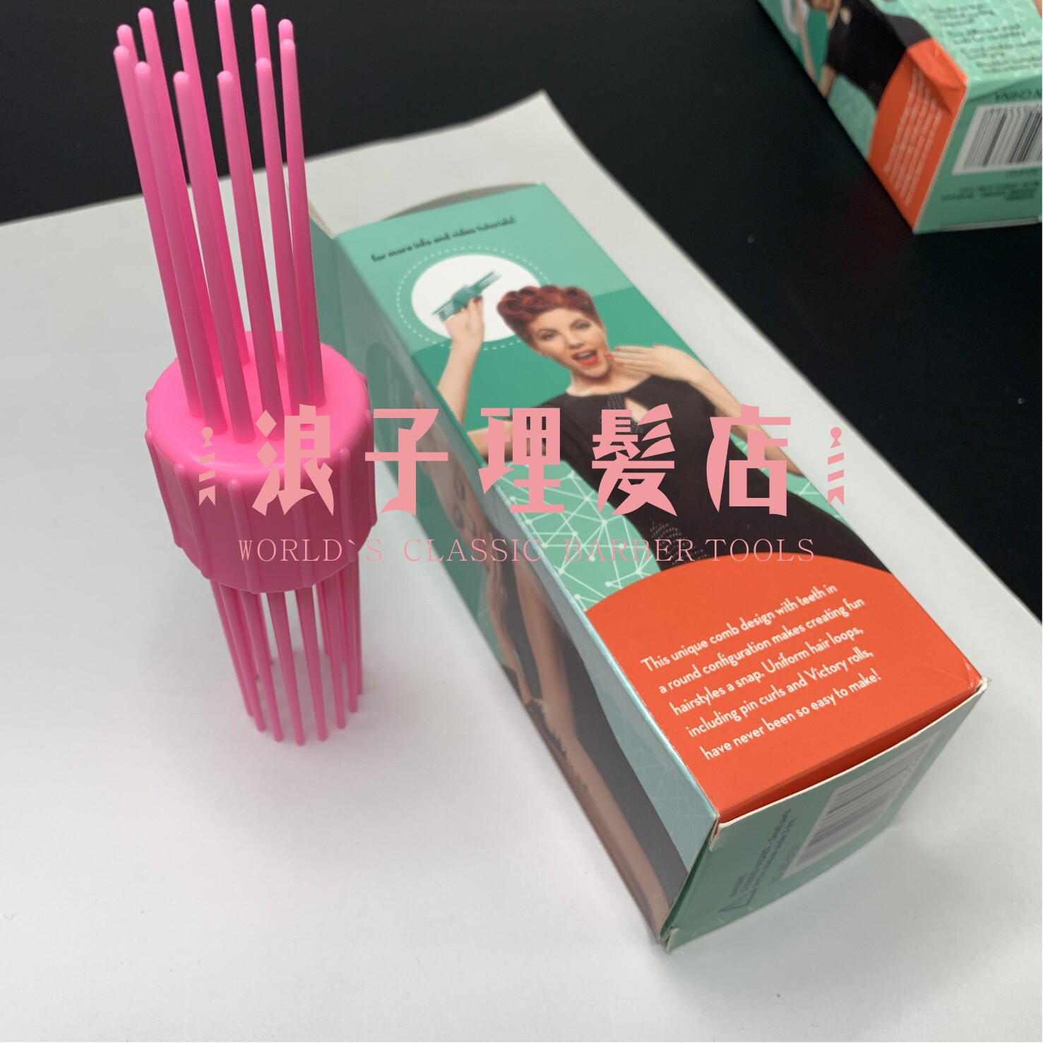 rockabilly vintage PIN UP retro girl big wave curly hair stick ins hot style