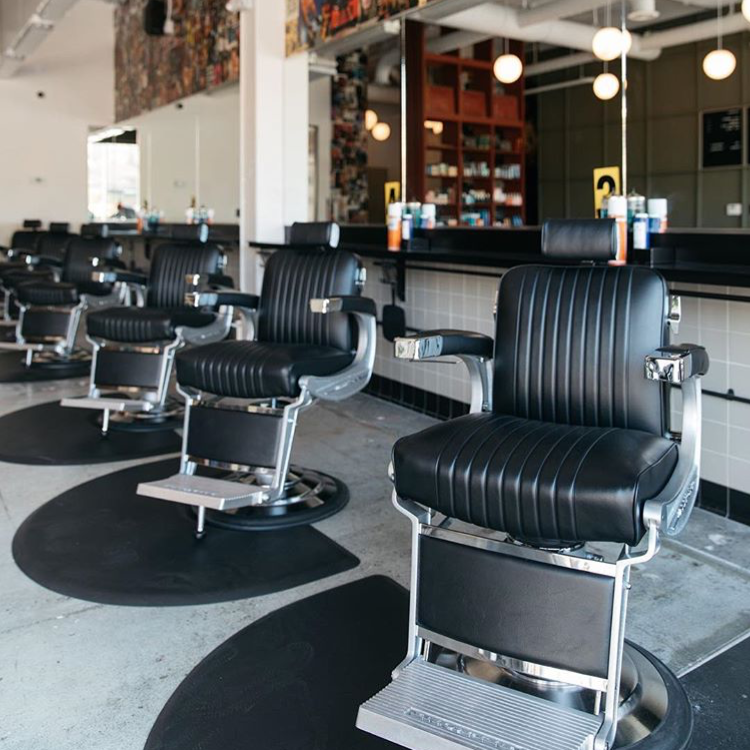 Exit US barbershop hairdresser Fatigue Ground Mat cushion Thickened Waterproof Semicircle Tthicker Decompression Mat