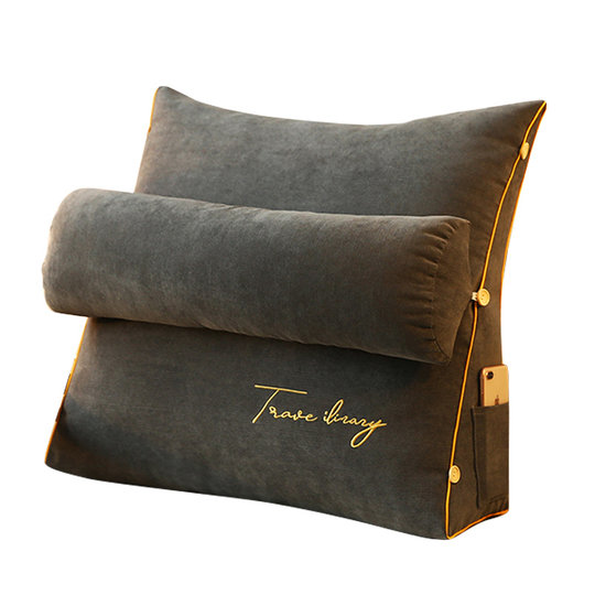 Bedside Cushion, Soft Backrest, Sofa Lumbar Support, Nordic Tatami, Bedroom Bay Window, Bed Triangular Pillow, Lumbar Support