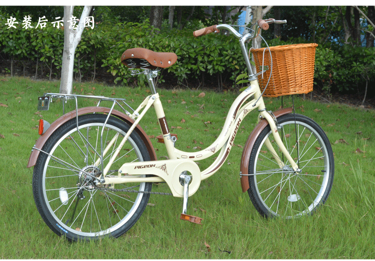 Panier pour vélo FLYING PIGEON en vigne - Ref 2257946 Image 14