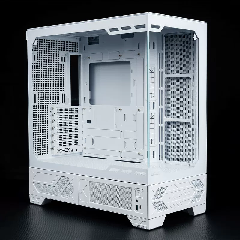 Компания VARGRIR VK03 игровой компьютерный столешник корпус 6.2-дюймовый сенсорный экран без колонки морской вид комнаты ATX задняя часть