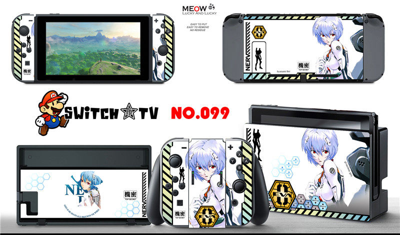 switch NS No 1 machine Asuka Limpoli pain stickers color stickers Evangelion stickers 