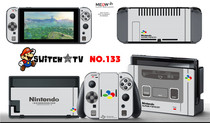 switch NS Nintendo big mess retro FC retro SFC pain stickers color stickers