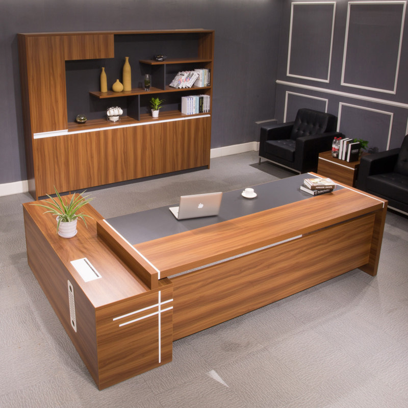 Boss Desk Desk Big Bandae Desk Manager Table Manager Table Owner Desk Single Modern Minimalist Office Furniture