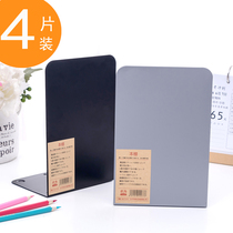 4 pieces of tabletop books stand shelf book clip book by book stand book baffle thickened high school student book baffle simple no print style