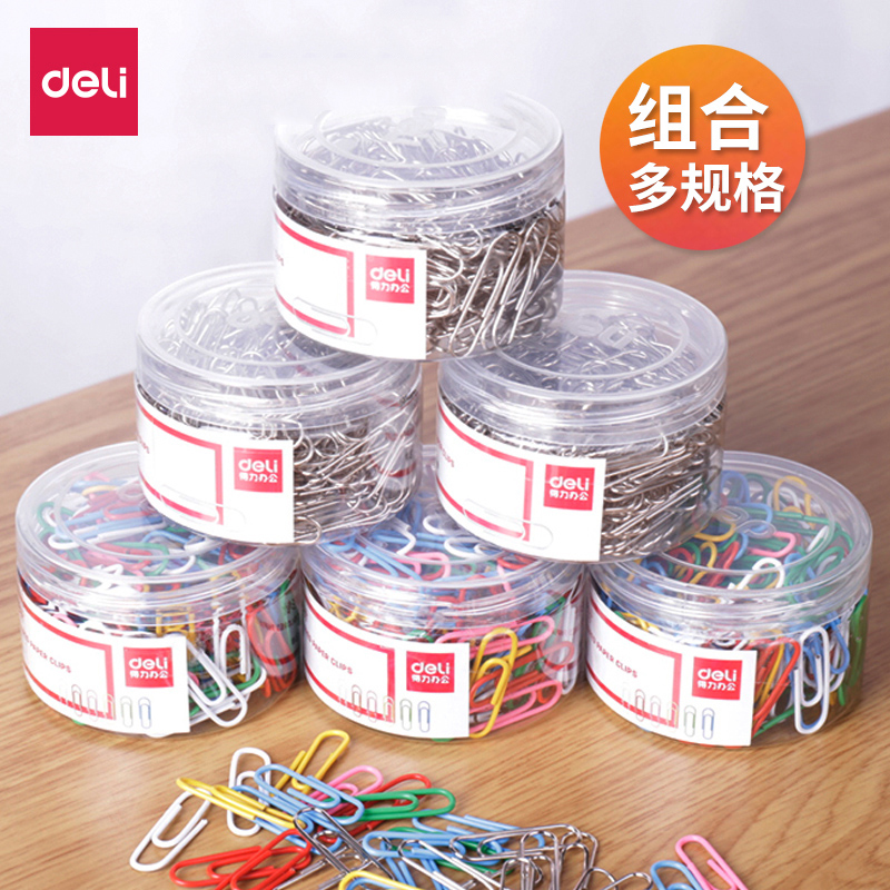 Dully paper needle office supplies color bookmarks creative cute clip back line needle clip U-shaped needle