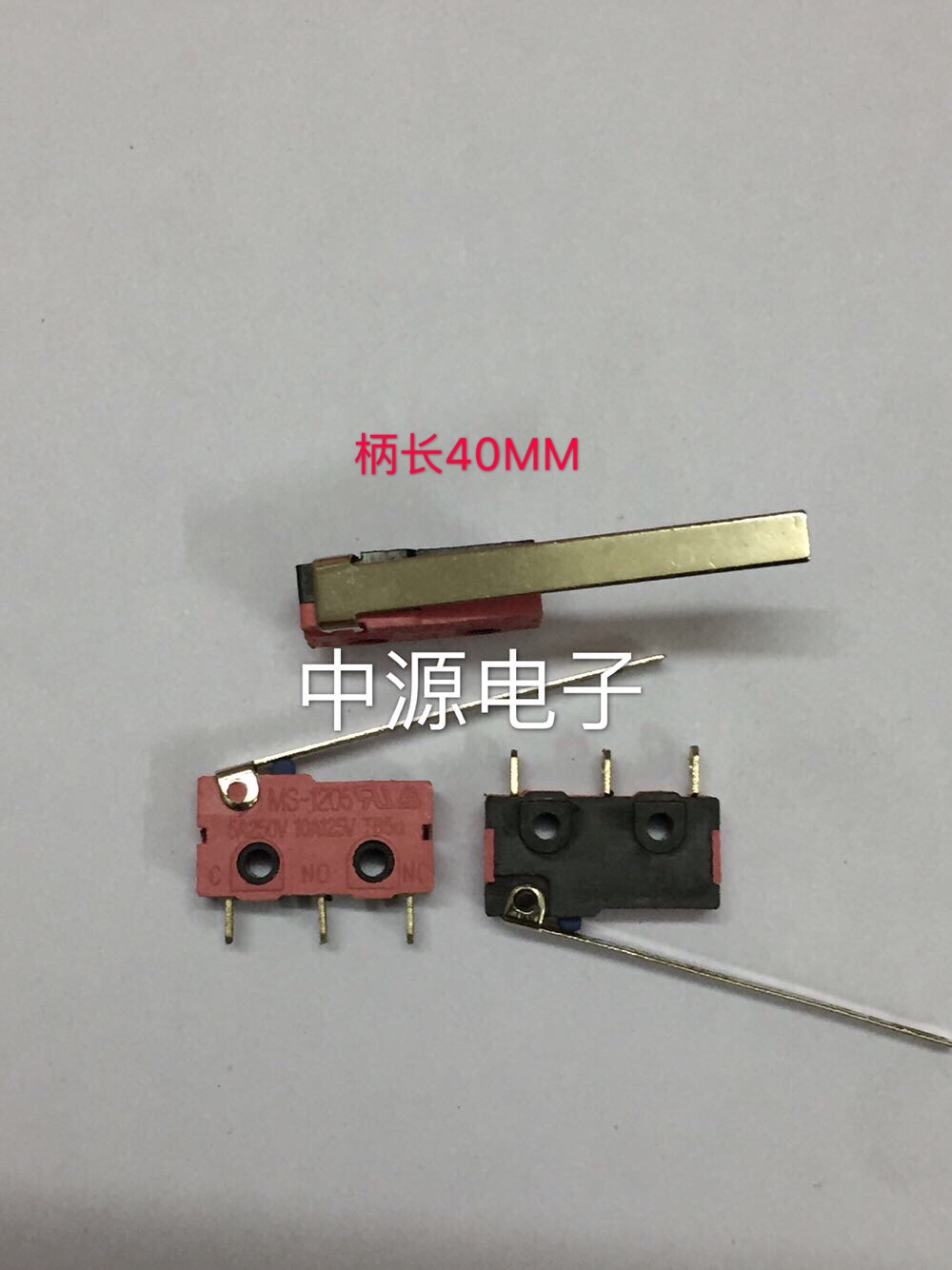Small switch Micro switch 3 feet with handle MS1205 5A250V 10A125V