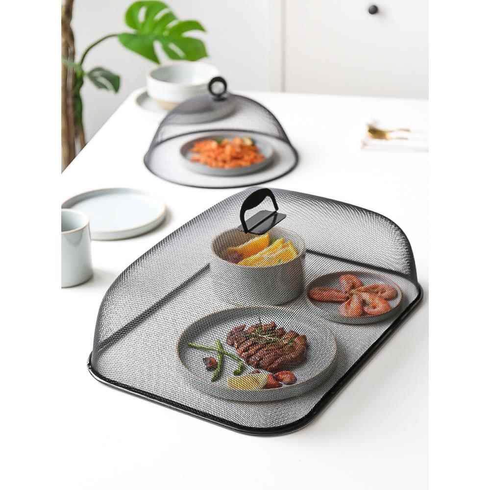 夏季必备！奶油风菜罩，守护你的美食不受侵扰