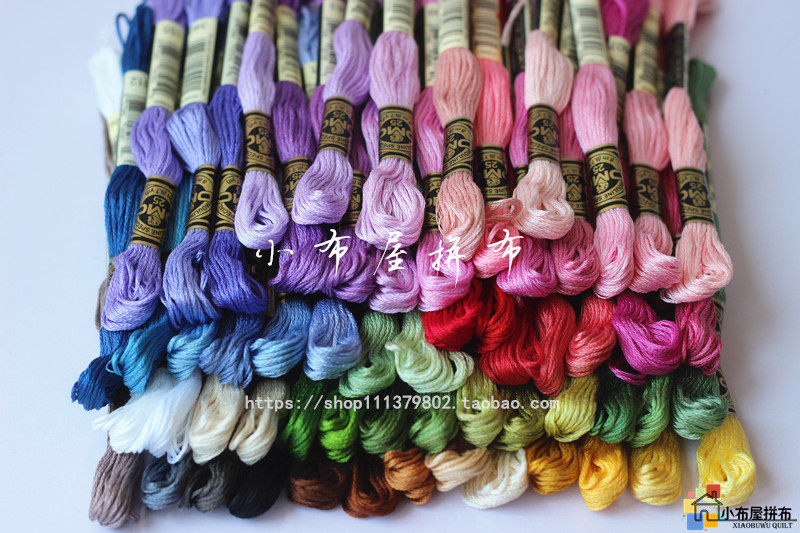 France DMC25 embroidery thread Aoki and son Japanese embroidery flowers and plants for beginners commonly used 60-color set