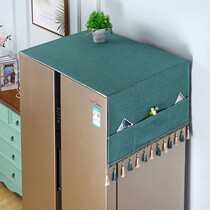 Net red fridge cover cloth fridge dust cloth anti-dust cover protection cover microwave washing machine single door double open door ice