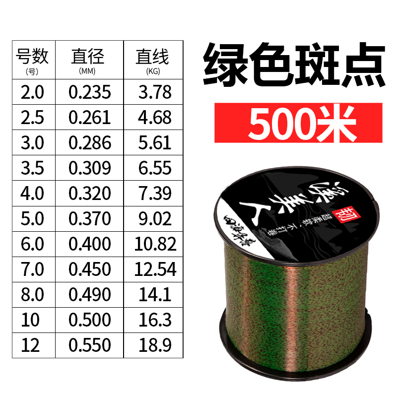 Creek Beauty German Import Superior 500 m Spot Line Supple Soft Not To Roll Large Things Road Subsea Rod Line