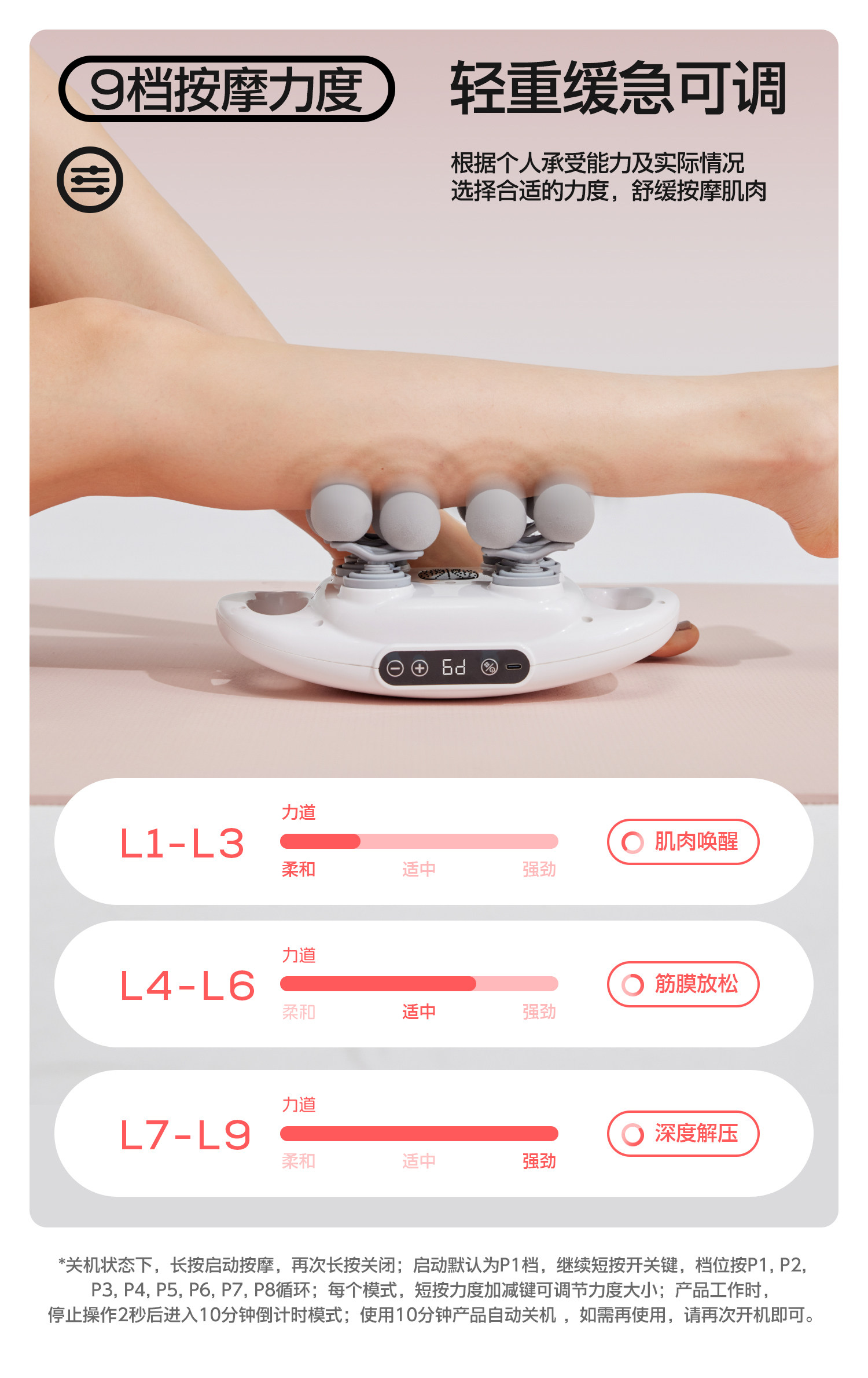 Массаж пушка yottoy筋膜枪肌肉按摩器颈肌膜12头按摩枪女生多功能改装头震动枪