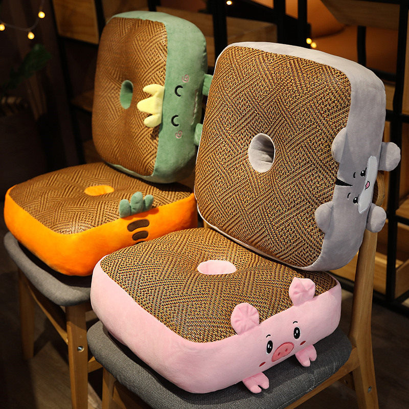 Cushion fart cushion chair office for long sitting student chair cushion floating window butt mat thickened summer cool mat cool mat