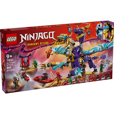 LEGO 71836 is dedicated to the 2025 new model of the Dragon Arc Phantom Ninja series building blocks