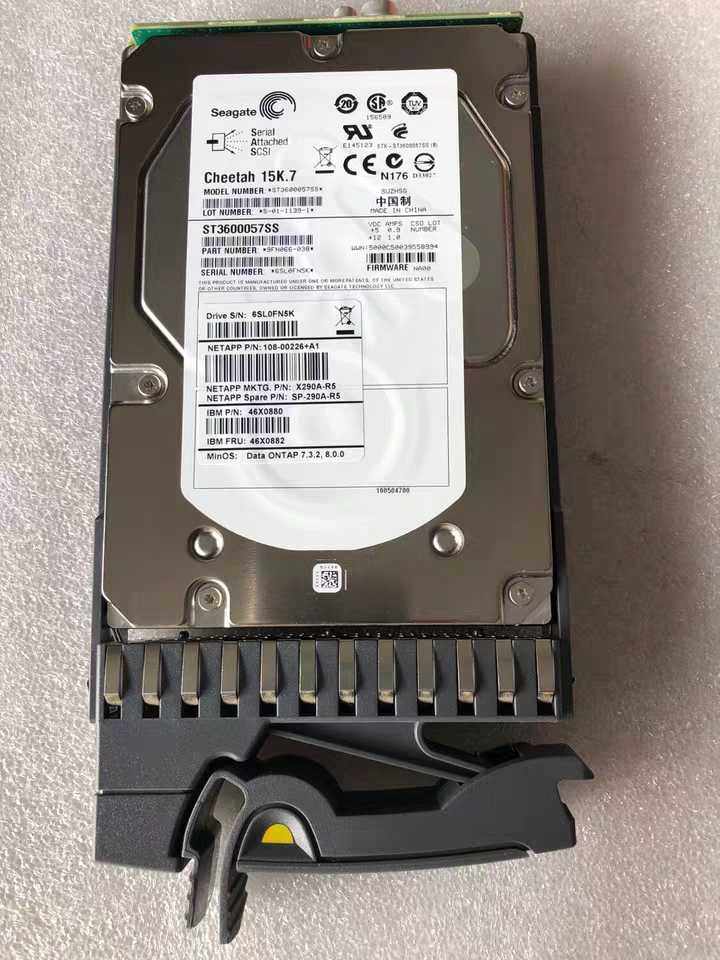NETAPP X290A-R5 108-00226 46X0882 46X0880 600G 15K SAS turn FC