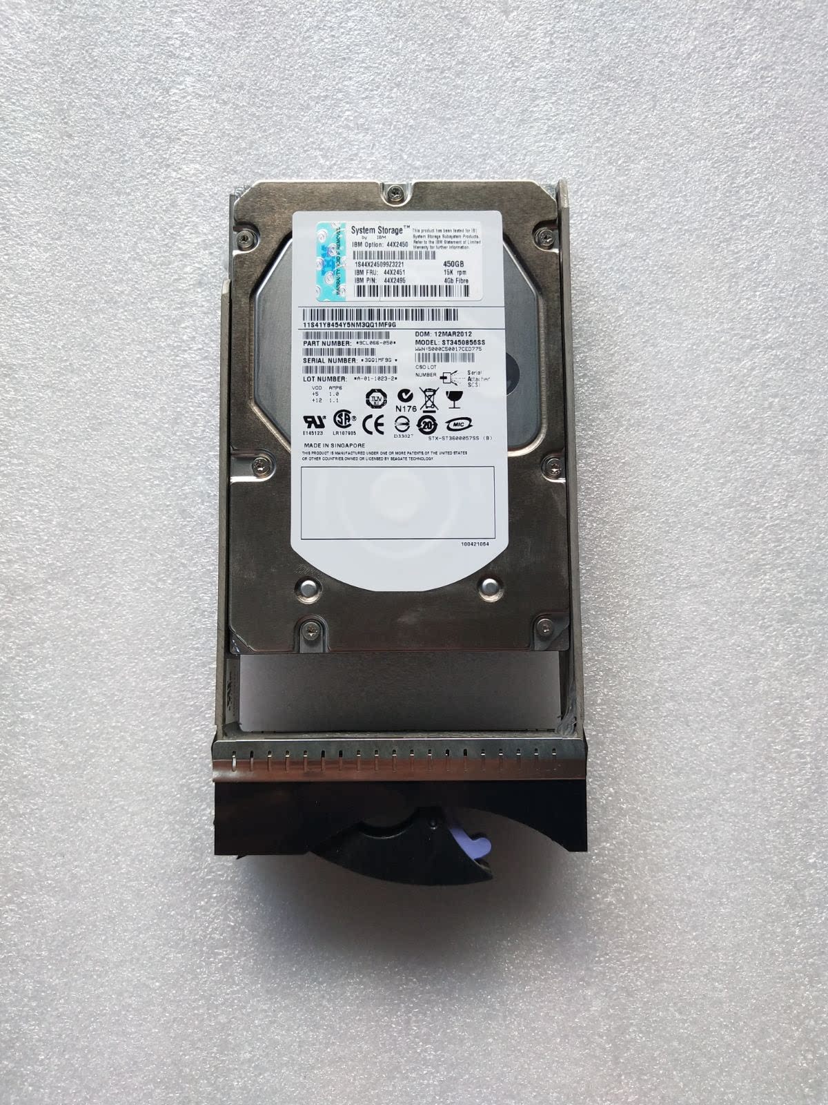 IBM 44X2451 5416 4202 44X2450 450G 15K FC DS4700 DS5020