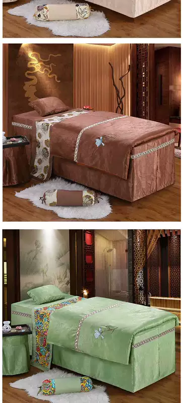 Beauty giường vẻ đẹp bedspread bedspread denim phong cách vườn Hàn Quốc có thể được tùy chỉnh trong bông châu Âu - Trang bị tấm