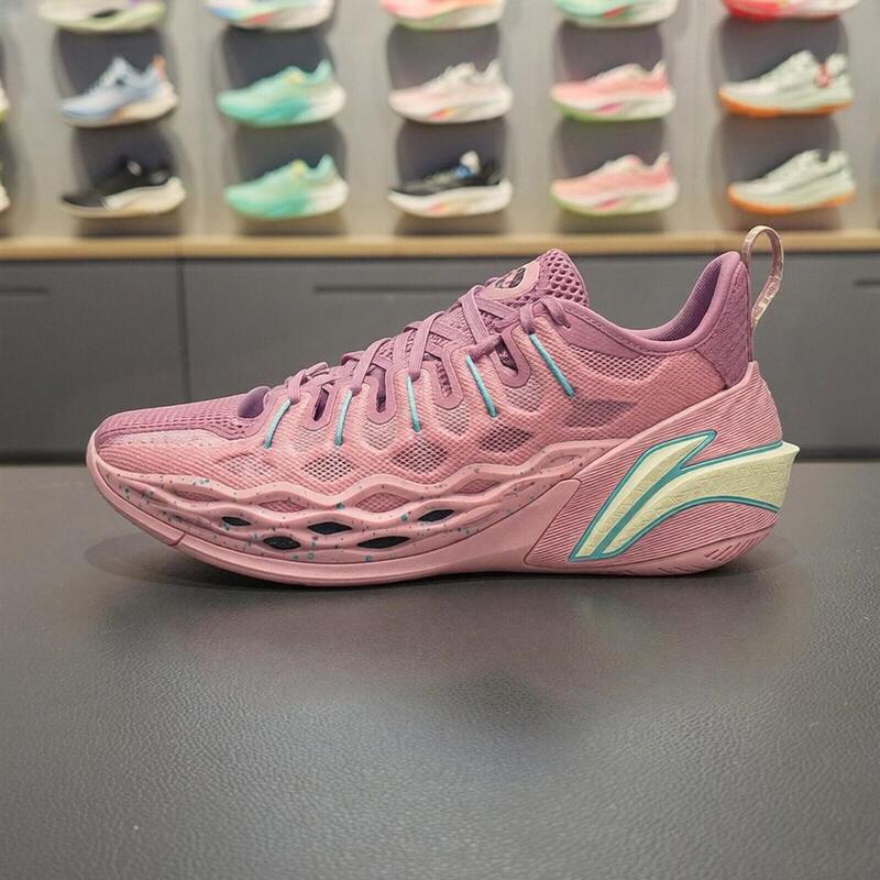 Li Ning Buckets丨Butler Basketball Shoes Low-Top Men's Shoes Lightweight Non-Slip Cushioning Sports Shoes Abav051