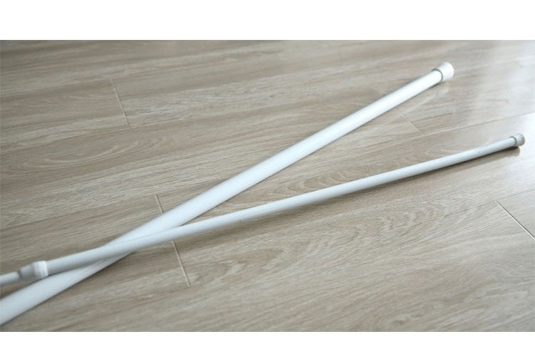 Miễn phí Punch Kính thiên văn Thanh treo quần áo Rod Phòng tắm Phòng tắm Khung vòi hoa sen Thanh Rod Rèm phòng ngủ Tủ quần áo Strut - Phụ kiện rèm cửa khung rèm kéo