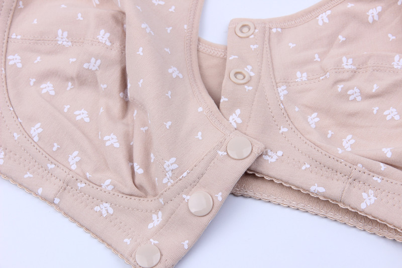 Tinger Không có vòng thép áo ngực trung niên Mẹ khóa trước đồ lót điều dưỡng vest kiểu lớn áo ngực quan lot nu