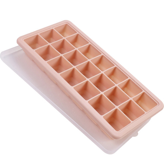 냉동 아이스 큐브 금형 대형 실리콘 얼음 트레이 가정용 냉동 식품 보충 상자 대형 열정 과일 냉동 트레이 아이스 박스