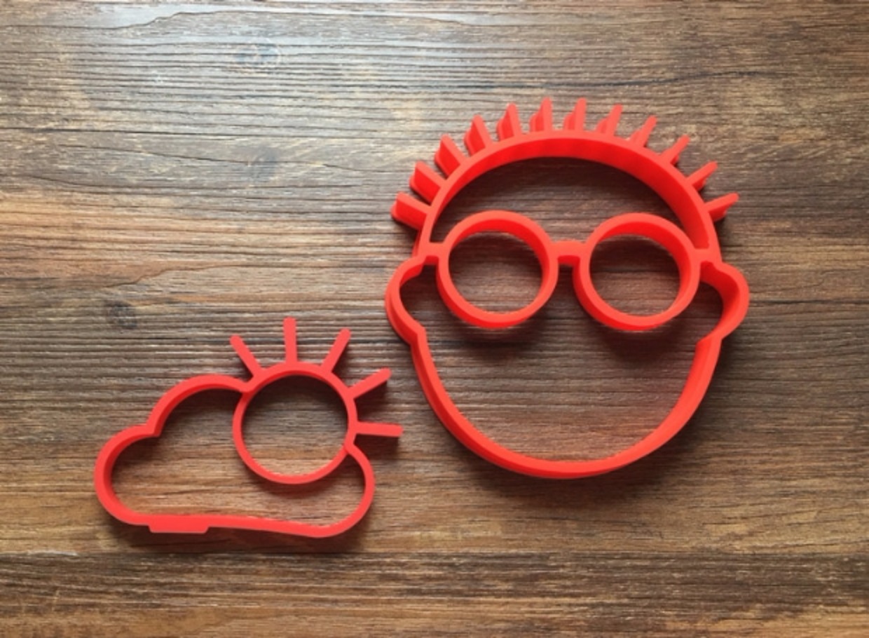 Trứng sáng tạo, mây trắng, mặt cười, thỏ, trứng chiên, silicone, khuôn trứng chiên, dụng cụ ăn sáng DIY - Tự làm khuôn nướng khuôn kem silicon