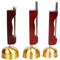  Houdeju pure copper lead chime Copper handle Telescopic automatic lead chime Wooden handle Lead chime Temple dharma Buddhist supplies