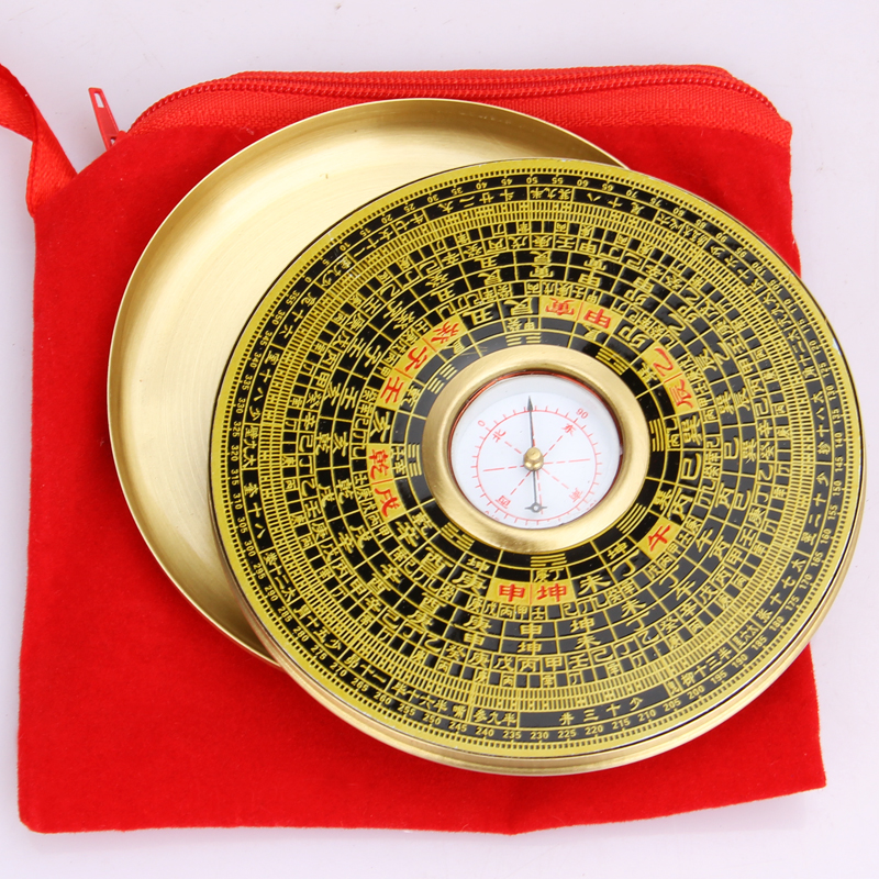 Bronze Gossip Small Compass Town Rotsutometer Integrated Pan