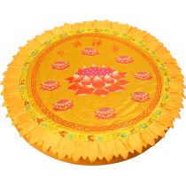 Thick Deco Printed Pearls Cotton Red Nine Pint Yellow Nine Pints Lotus Zen cushion Baiver cushion for a cushion