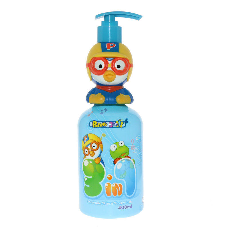 Korean little penguin PORORO 3in1 Three-in-one children's shampoo and shower gel