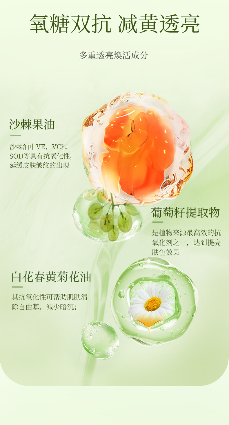 植物主义面膜专用去黄暗沉面部抗氧抗糖备孕可用妇女面部护肤品 — 2