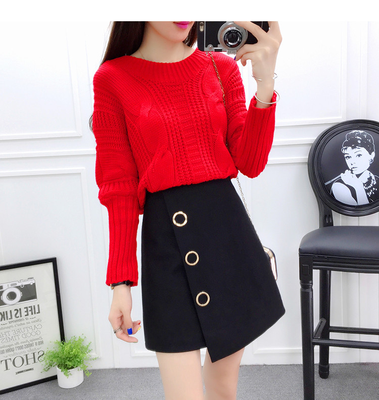 Đầm dự tiệc nữ mùa thu đông 2018 phiên bản Hàn Quốc mới của những quý cô sành điệu diện áo len hoang dã với váy hai dây thời trang 	váy cut eo