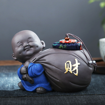 Net red tea cans purple sand small Jianshui Moutai tea cans ceramic high-grade 2021 tea cans empty gift box tea cans