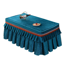 Fire table cover rectangular plus velvet winter coffee table heating tablecloth cover fire cover thickened by electric stove cover