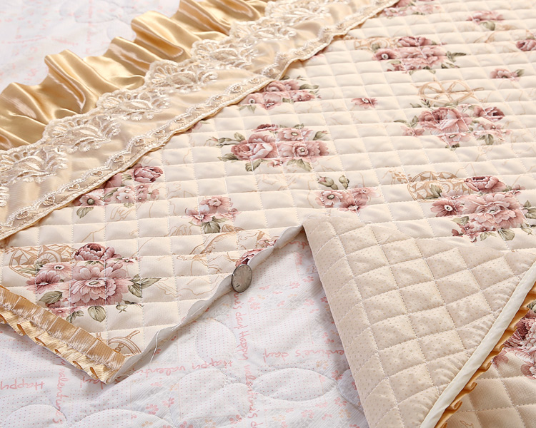 giường ngủ 1.8m 1,5m đặt giường bảo vệ giường Continental bông che đơn giản linh hoạt túi arcuate gỗ bìa sau - Bảo vệ bụi áo chống nắng điều hòa