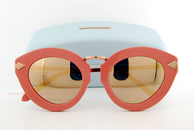 New KAREN WALKER Sunglasses LUNAR FLOWERPATCH KW Handmade 1601444 ROSE PINK
