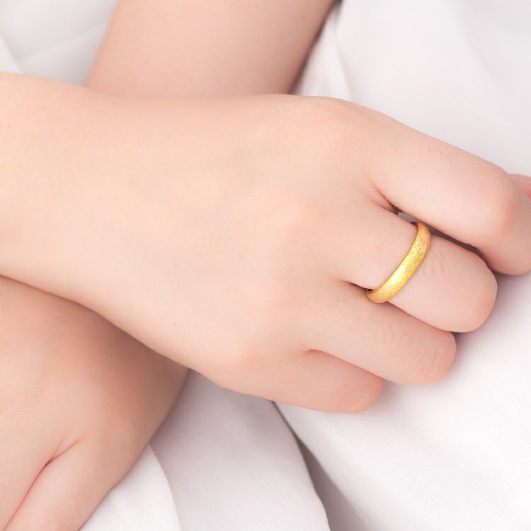 Mô phỏng trang sức vàng giả thật 999 không phai toàn sao cưới bóng 24k Việt Nam nhẫn cát vàng nam nữ nhẫn nam kim cương