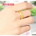 Mô phỏng trang sức vàng giả thật 999 không phai toàn sao cưới bóng 24k Việt Nam nhẫn cát vàng nam nữ nhẫn vàng tây Nhẫn