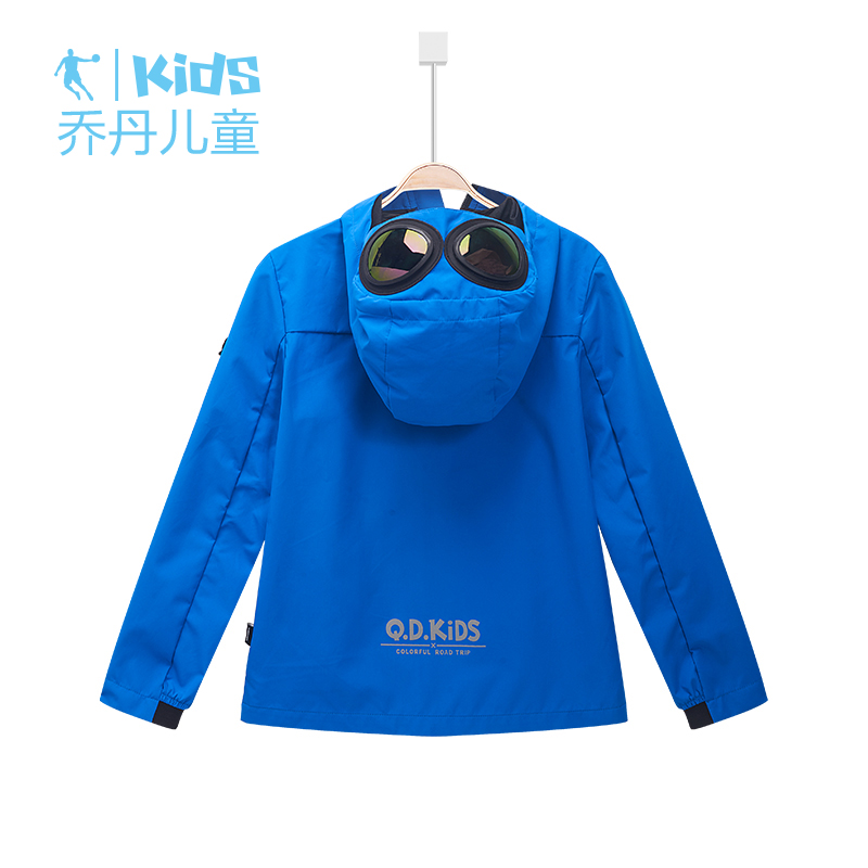 Jordan Kids 2020 New Casual Trench Coat nam cao School Girls Hood especialbed rãnh áo kính xu hướng hàng đầu.